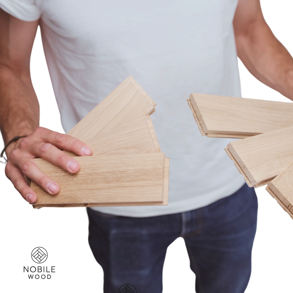Provbitar i massiv ek – Select, Natur och Rustic