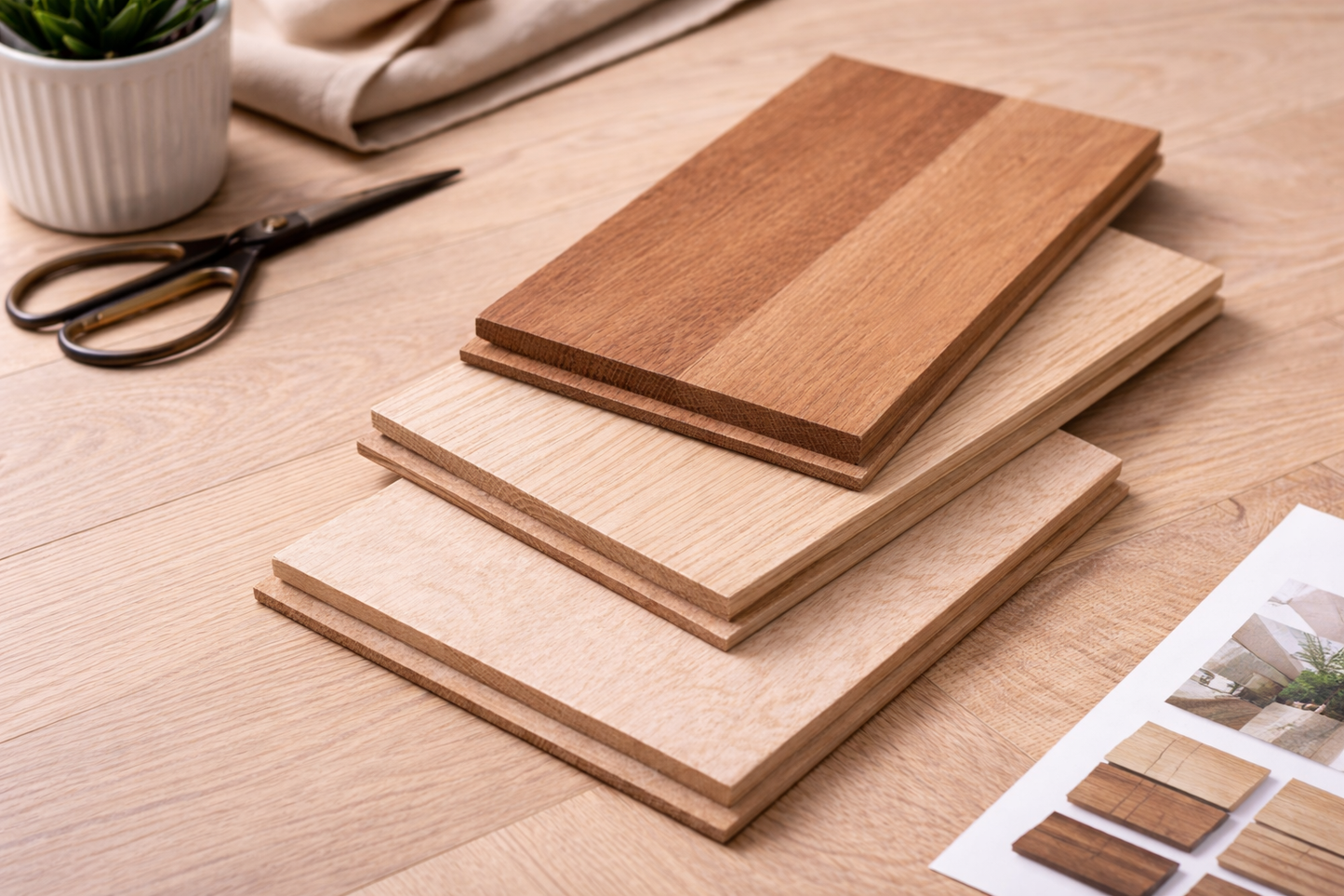 Provbitar – Äkta trägolv